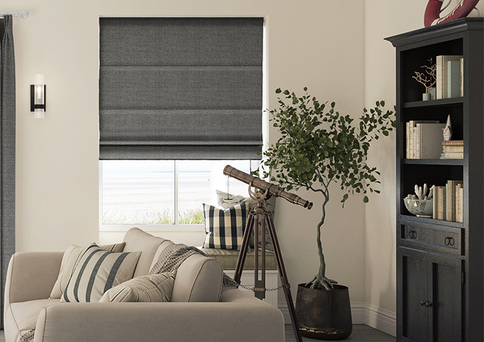 Jakarta, Mafic Grey - Roman Blind - Image 3